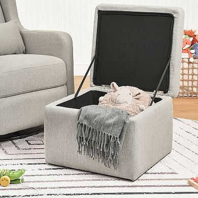 Carter's by DaVinci Adrian Swivel Glider with Storage Ottoman