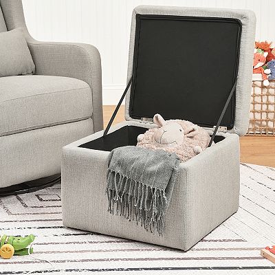 Carter s by DaVinci Adrian Swivel Glider with Storage Ottoman