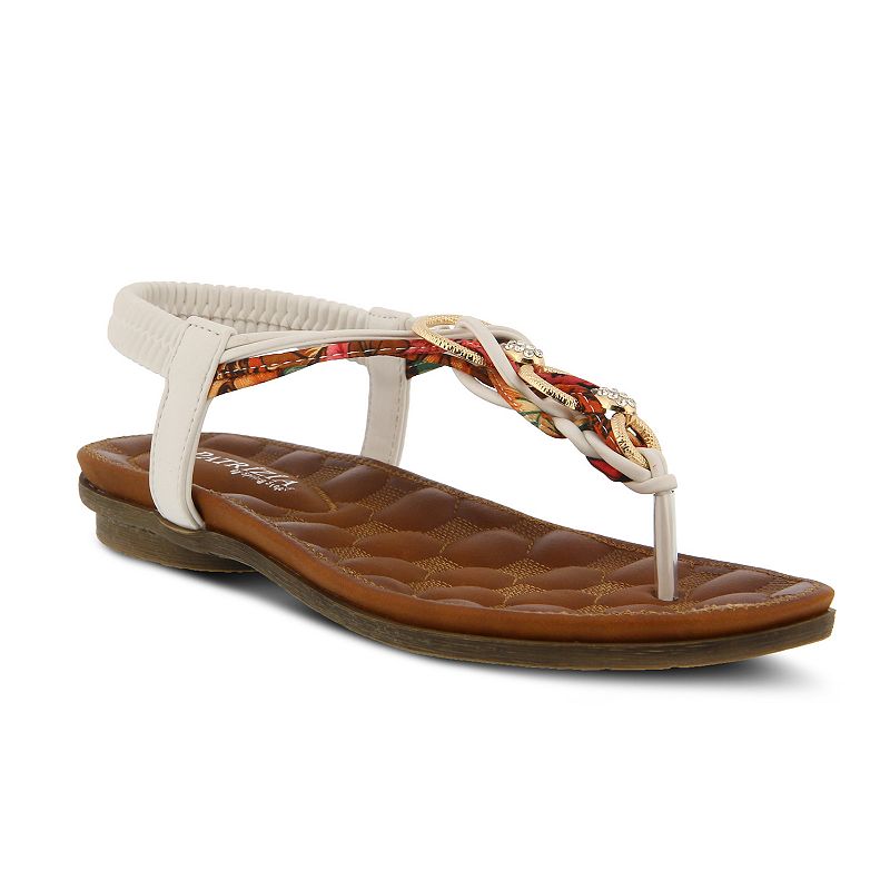 UPC 889796226531 product image for Patrizia Gadelina Women's T-Strap Sandals, Size: 39, White Team | upcitemdb.com