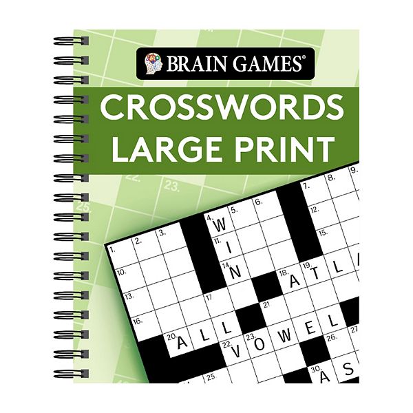 Brain Games Crossword Puzzle Book Large Print