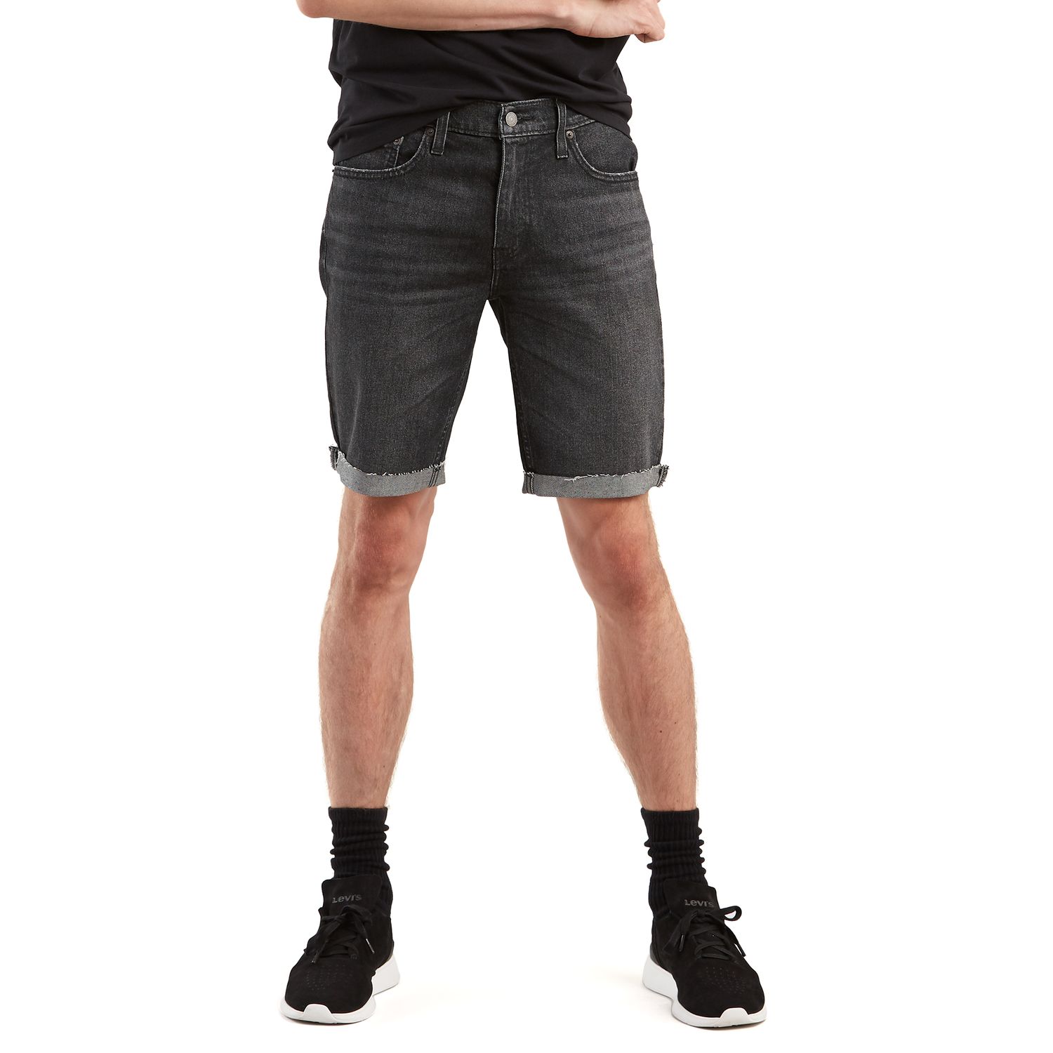 levis 511 shorts black