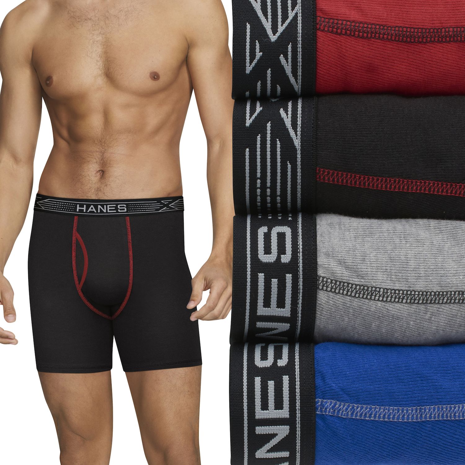 hanes x temp men's boxers