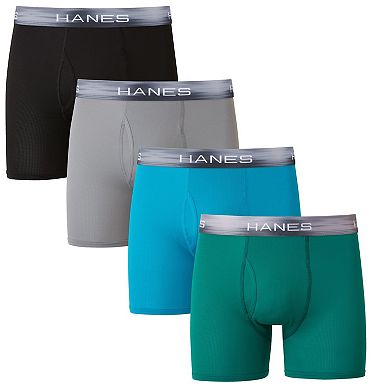 Men's Hanes 4-pack Sport X-Temp Air Mesh Boxer Briefs