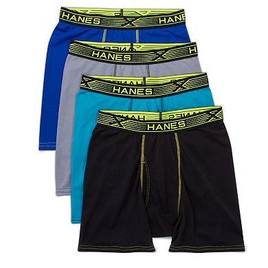 Men's Hanes 4-pack Ultimate X-Temp Breathable Mesh Boxer Briefs