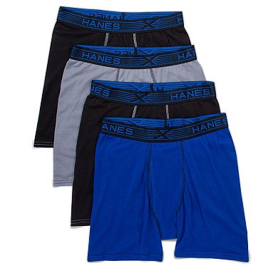 Men's Hanes 4-pack Ultimate X-Temp Breathable Mesh Boxer Briefs