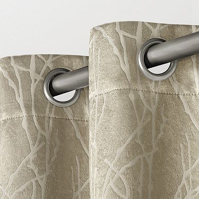 Exclusive Home 2-pack Twig Insulated Blackout Window Curtains