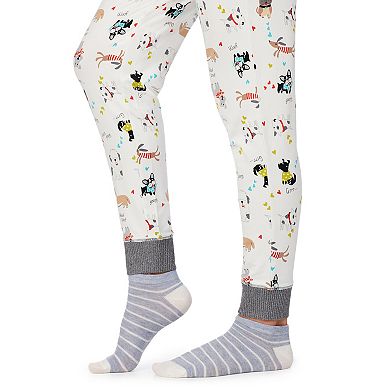Women's Cuddl Duds® Pajama Top, Pajama Pants & Socks Set