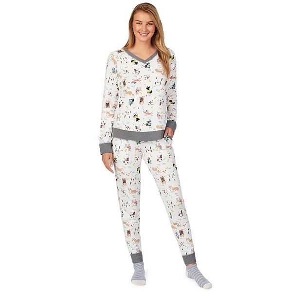 Women's Cuddl Duds® Pajama Top, Pajama Pants & Socks Set