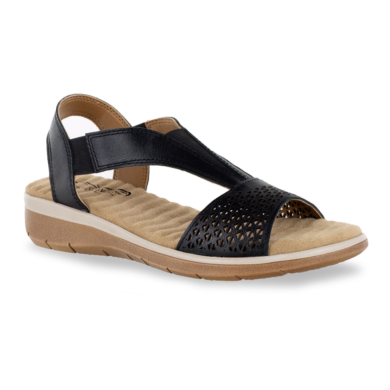 Image for Easy Street Marley Comfort Wave Women's Leather Sandals at Kohl's.