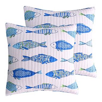 Levtex 2-pack Catalina Fish Euro Sham Set