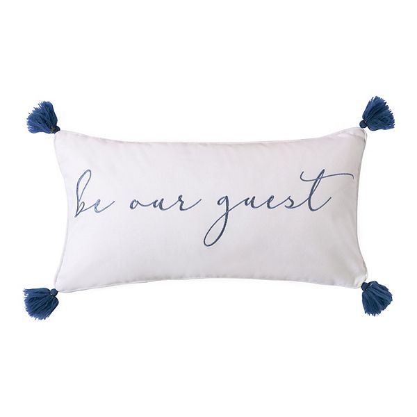 Levtex Home Lillian Be Our Guest Pillow