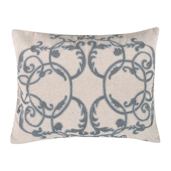 Levtex Home Rome Metallic Filigree Pillow