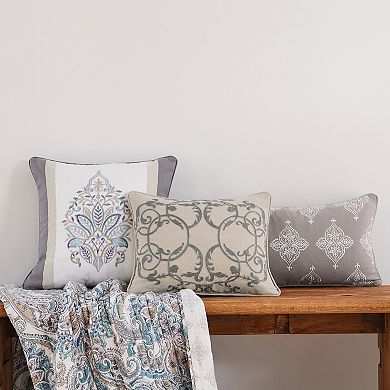 Levtex Rome Metallic Filigree Pillow