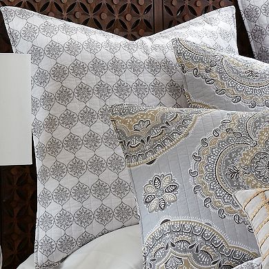 Levtex Solano Neutral 2-pack Euro Sham Set