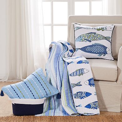 Levtex Catalina Fish Quilted Throw