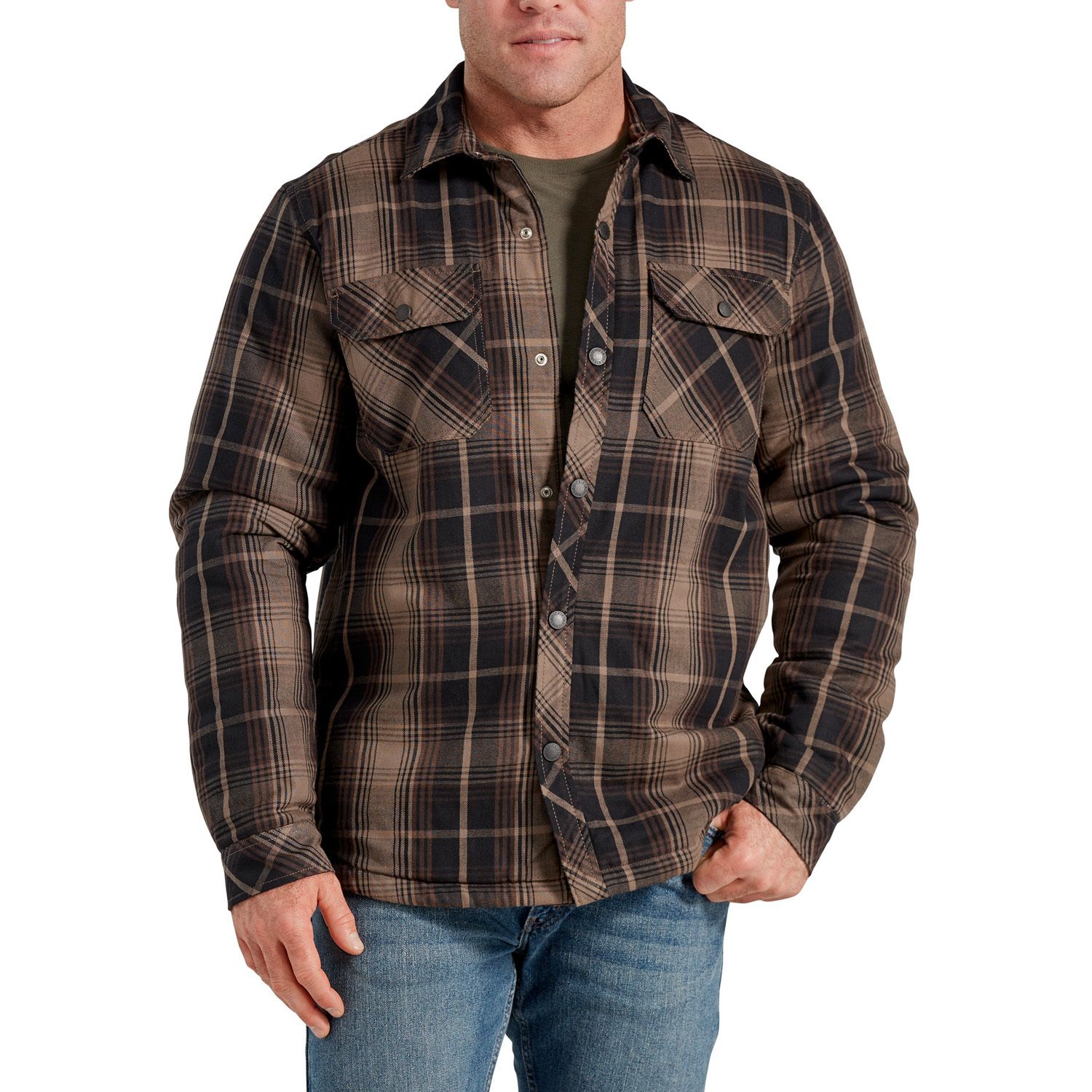 dickies flannel lined shirt