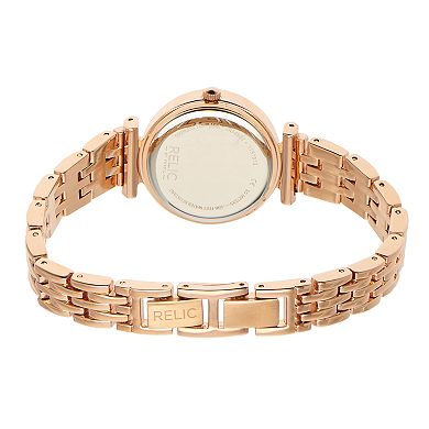 Relic By Fossil Women's Kimberly Rose Gold Tone Watch - ZR34592