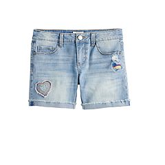 Girls Jean Shorts Cute Denim Shorts For Kids Kohl S