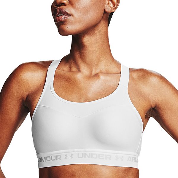 Under Armour High Crossback Front Zip Bra, Sports Bras, Clothing &  Accessories