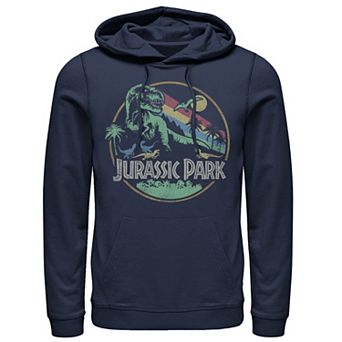 Men's Jurassic Park Retro Circle Hoodie