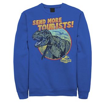 Men's Jurassic Park T-Rex Send More Tourists Sweatshirt