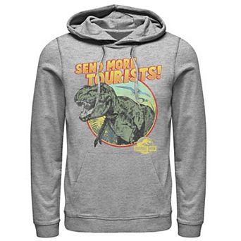 Men's Jurassic Park T-Rex Send More Tourists Hoodie