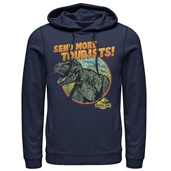 Men's Jurassic Park T-Rex Send More Tourists Hoodie