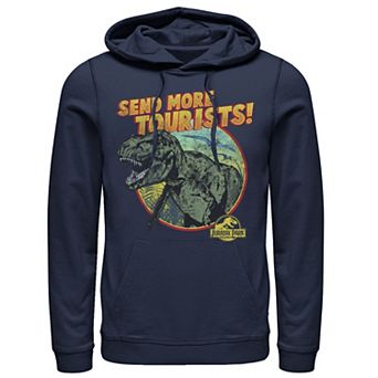 Men's Jurassic Park T-Rex Send More Tourists Hoodie