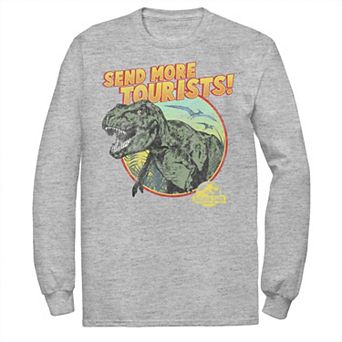 Men's Jurassic Park T-Rex Send More Tourists Tee