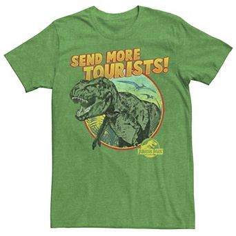 Men's Jurassic Park T-Rex Send More Tourists Tee