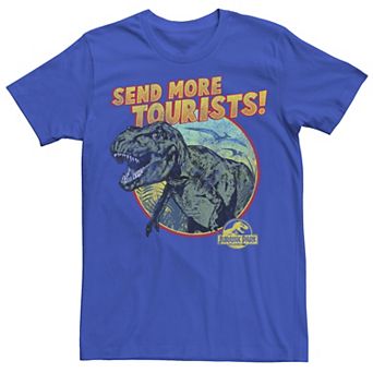 Men's Jurassic Park T-Rex Send More Tourists Tee