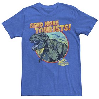 Men's Jurassic Park T-Rex Send More Tourists Tee