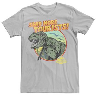 Men's Jurassic Park T-Rex Send More Tourists Tee