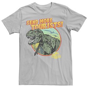 Men's Jurassic Park T-Rex Send More Tourists Tee