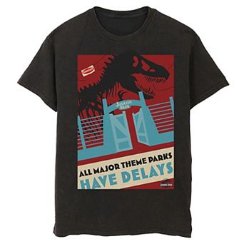 Men's Jurassic Park Delays Simple Gate Tee
