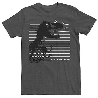 Men's Jurassic Park T-Rex Skeleton Fence Breakthrough Tee