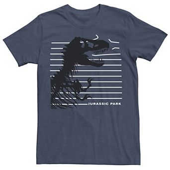 Men's Jurassic Park T-Rex Skeleton Fence Breakthrough Tee