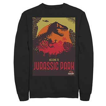 Men's Jurassic Park Welcome T-Rex Sunset Sweatshirt
