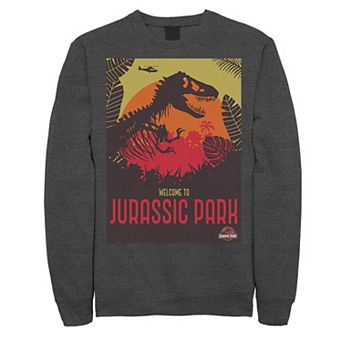 Men's Jurassic Park Welcome T-Rex Sunset Sweatshirt