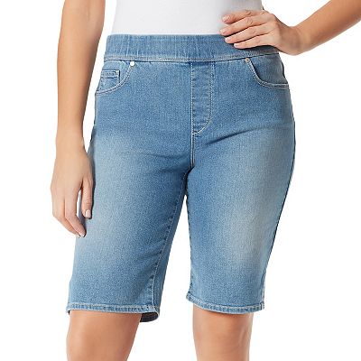 Women's Gloria Vanderbilt Avery Pull On Bermuda Jean Shorts
