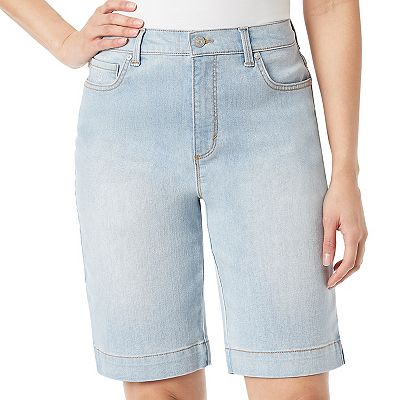 Women s Gloria Vanderbilt Amanda Bermuda Jean Shorts