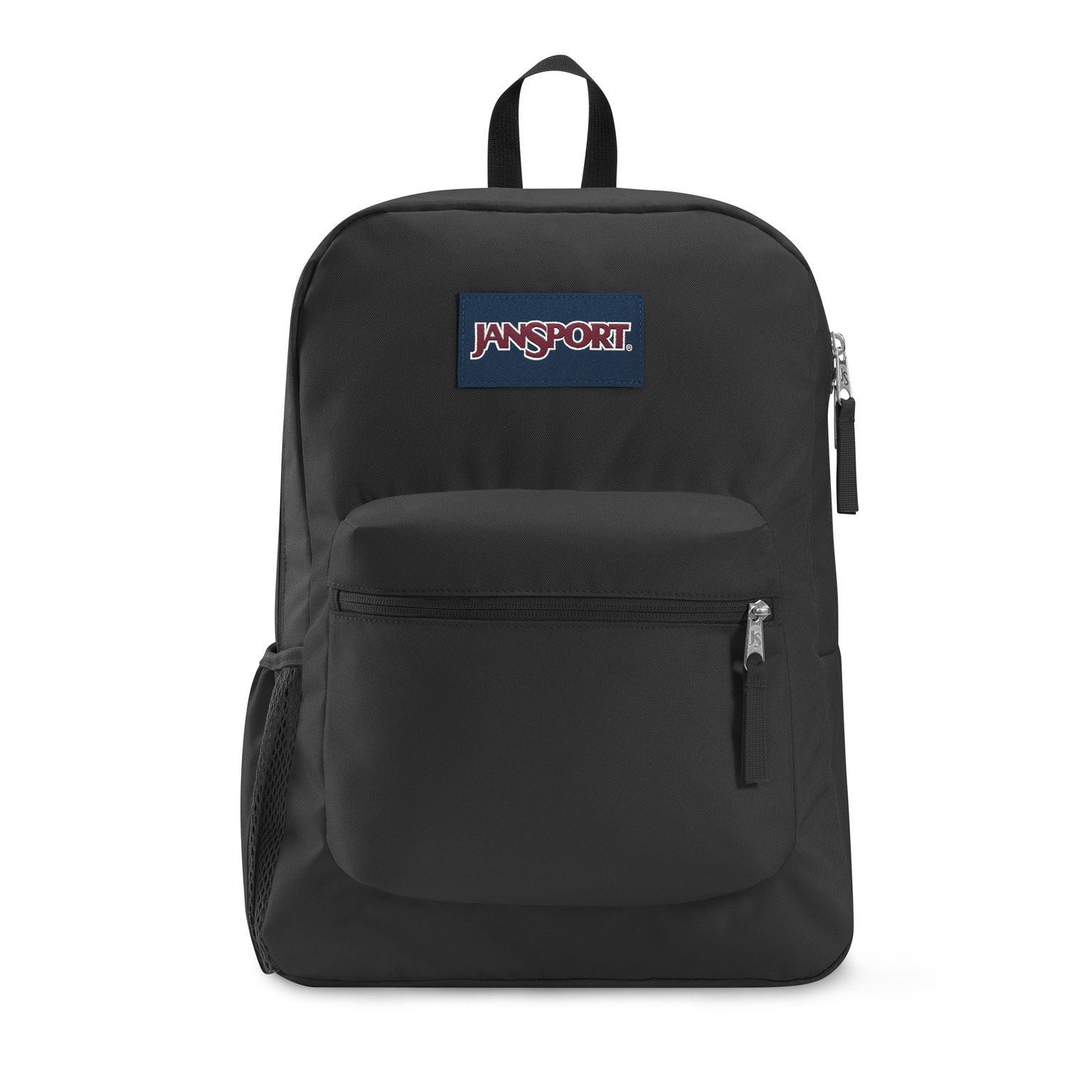 black transport backpack