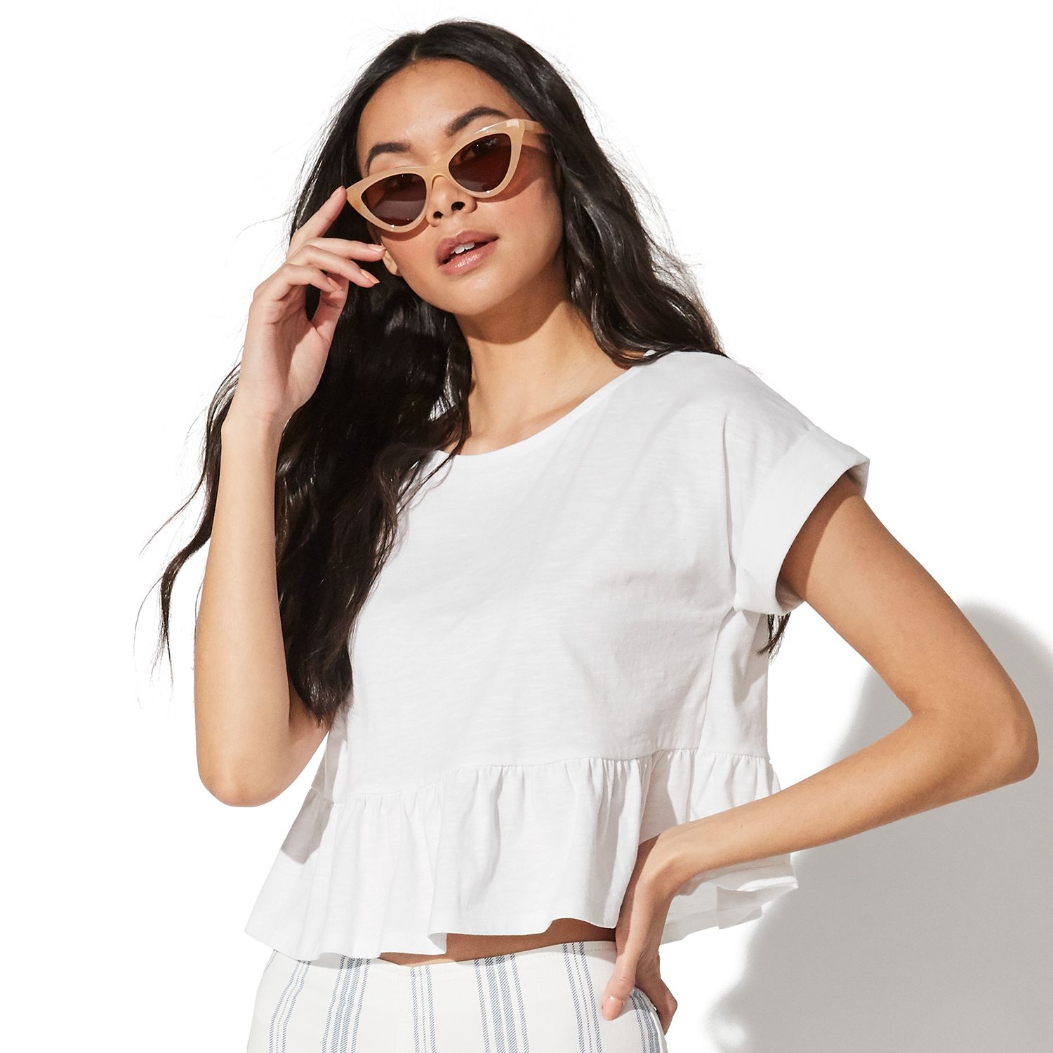 babydoll peplum top