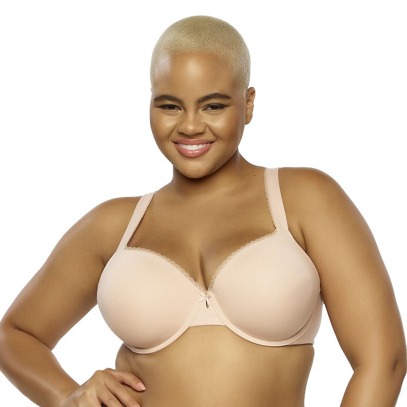 Paramour by Felina Sensational Contour Seamless Bra 135031, Women's, Size: 38 Dd, Sugar Baby