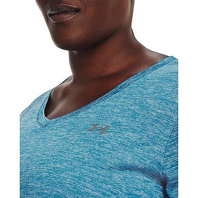 Plus Size Under Armour Tech V-Neck Tee