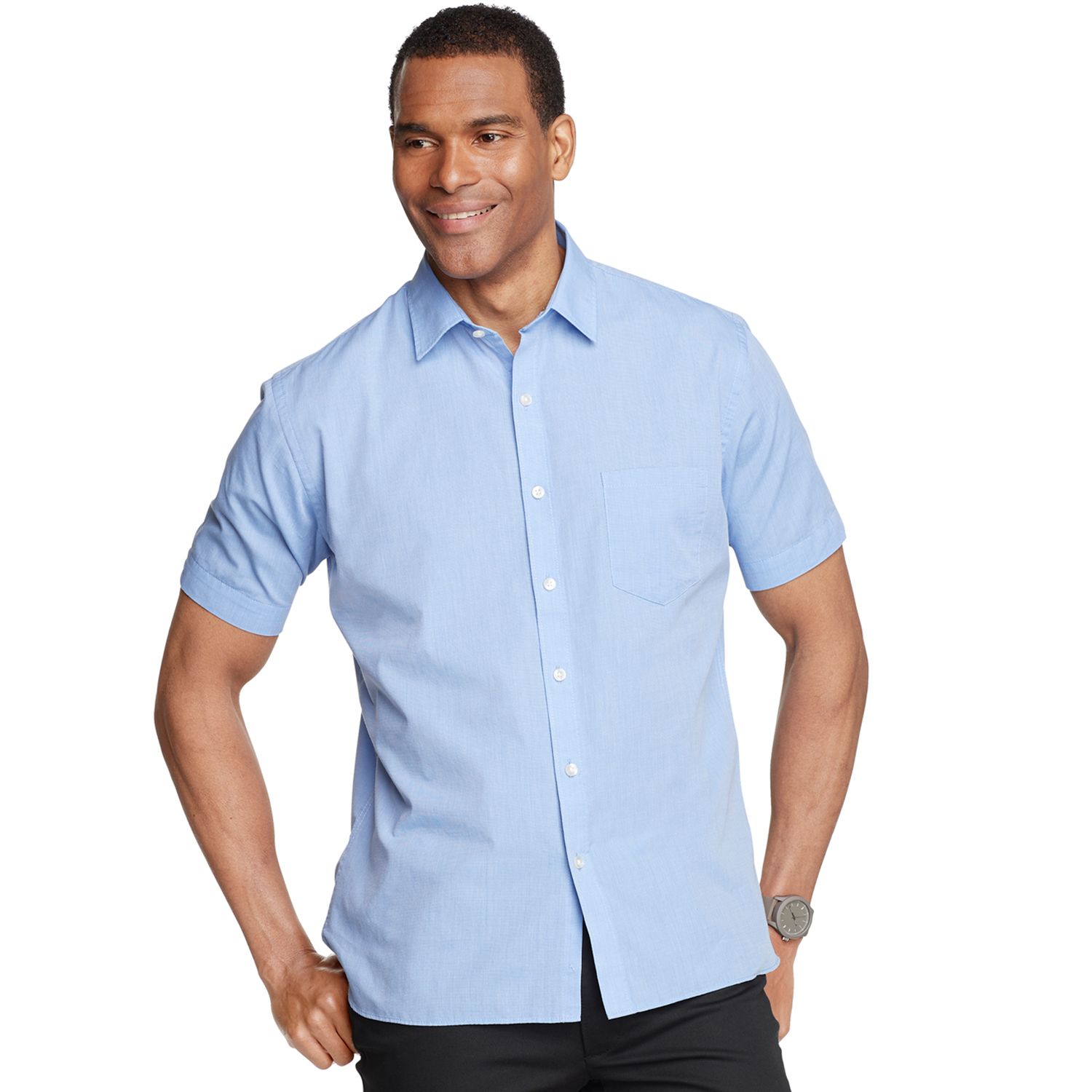 kohls mens short sleeve dress shirts