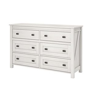 Dorel Living Vivienne 6 Drawer Dresser