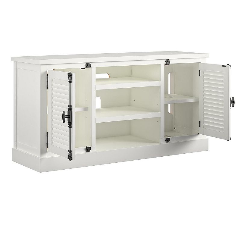 Ameriwood Home Sienna Park TV Stand, White