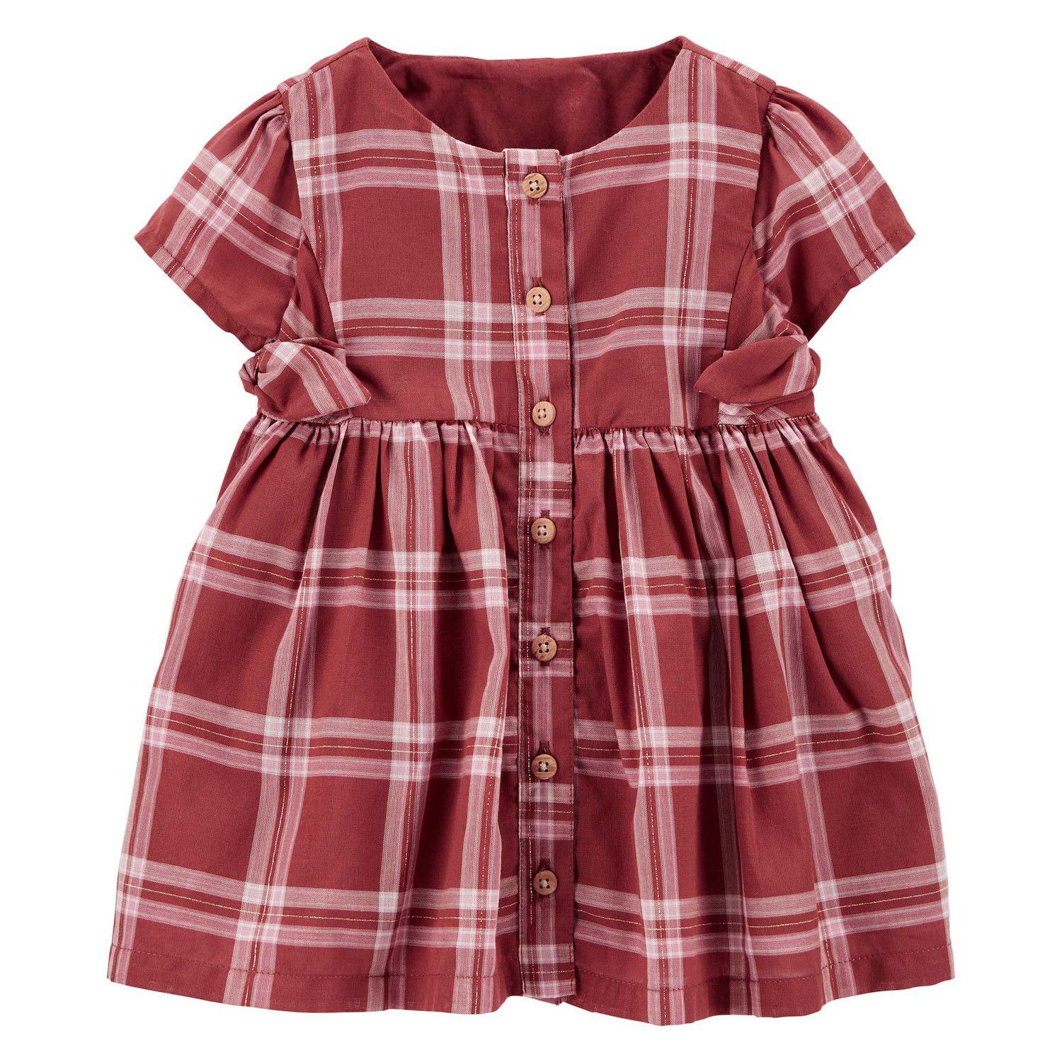 next baby girl tartan dress