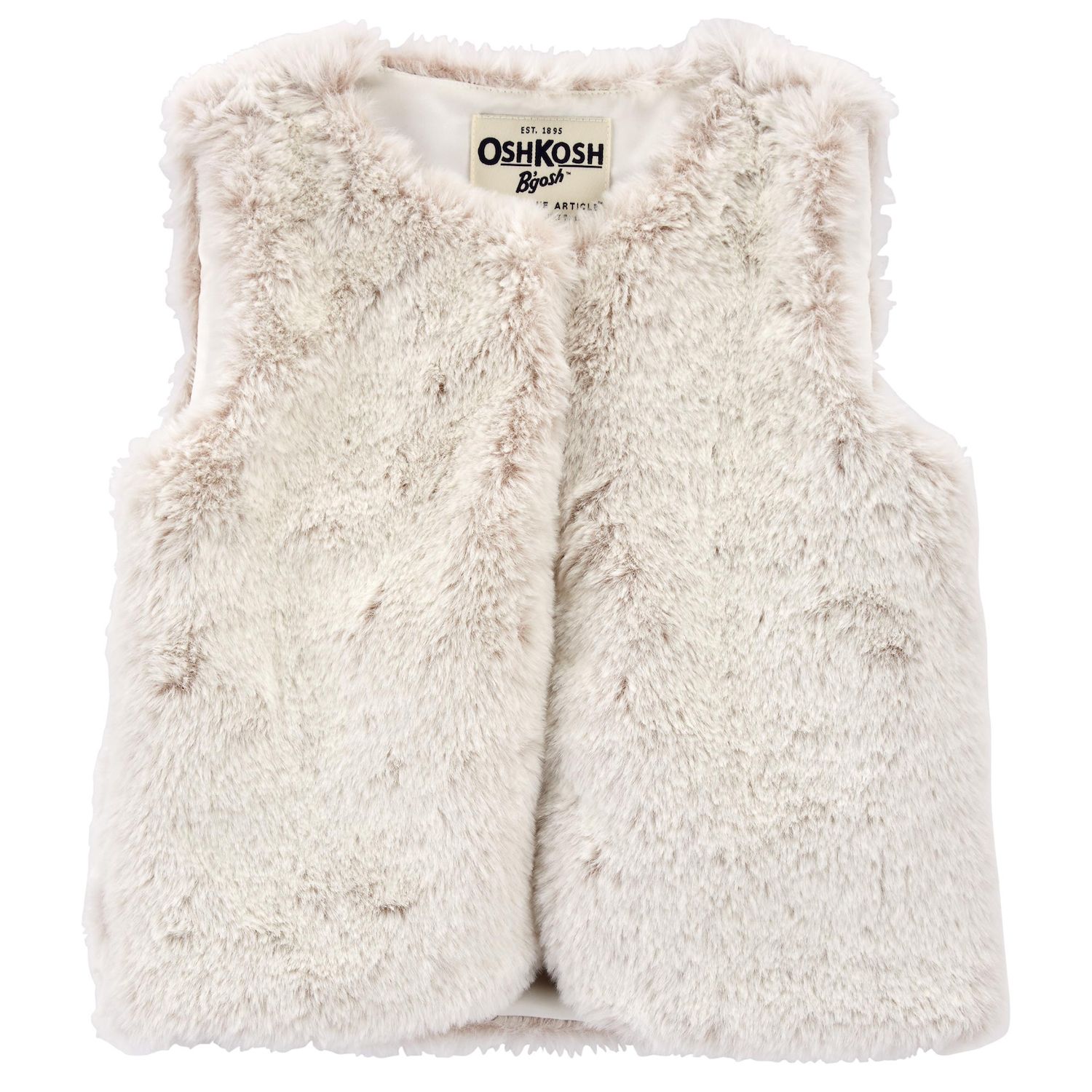 baby faux fur vest